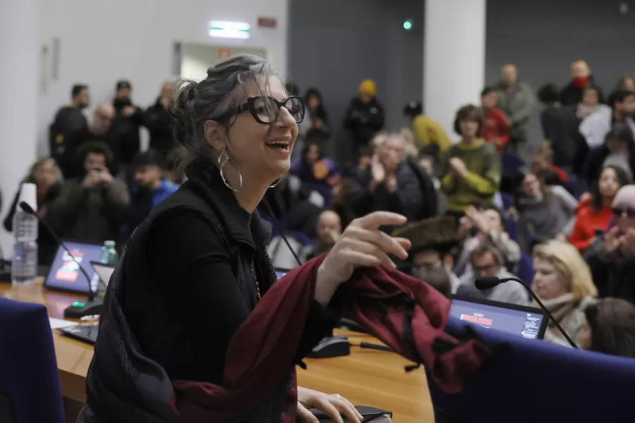 Giornata Internazionale di solidarietà col popolo palestinese, assemblea Rebuilt Justice allUniversità Roma Tre con Francesca Albanese    RomaItalia Sabato  29 Novembre 2025 – Cronaca – (foto di Cecilia Fabiano/ LaPresse) 

International Day of Solidarity with the Palestinian People, Rebuilt Justice Assembly at Roma Tre University with  Francesca Albanese,  RomeItaly   Saturday November 29, 2025 – News – (photo by Cecilia Fabiano/LaPresse)
