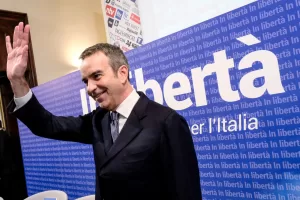 Roberto Occhiuto in occasione dellevento di Forza Italia FI ‘In libertà’, evento promosso dal presidente della Regione Calabria Occhiuto, tenutosi a Palazzo Grazioli che fu sede e dimora della Forza Italia di Silvio Berlusconi . Roma Mercoledì 17 Dicembre 2025 (foto Mauro Scrobogna / LaPresse)
Roberto Occhiuto on the occasion of the Forza Italia FI event ‘In libertà’, an event promoted by the President of the Calabria Region Occhiuto, held in Palazzo Grazioli which was the headquarters and home of Silvio Berlusconi’s Forza Italia. Rome Wenesday December 17 2025. (Photo by Mauro Scrobogna / LaPresse) Roberto Occhiuto in occasione dellevento di Forza Italia FI ‘In libertà’, evento promosso dal presidente della Regione Calabria Occhiuto, tenutosi a Palazzo Grazioli che fu sede e dimora della Forza Italia di Silvio Berlusconi . Roma Mercoledì 17 Dicembre 2025 (foto Mauro Scrobogna / LaPresse)
Roberto Occhiuto on the occasion of the Forza Italia FI event ‘In libertà’, an event promoted by the President of the Calabria Region Occhiuto, held in Palazzo Grazioli which was the headquarters and home of Silvio Berlusconi’s Forza Italia. Rome Wenesday December 17 2025. (Photo by Mauro Scrobogna / LaPresse)