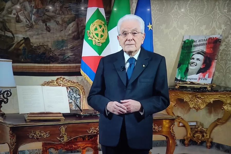 Messaggio di fine anno del Presidente della repubblica Sergio Mattarella
a Roma, Italia 31 dicembre 2025
foto frame tv/LaPresse