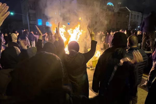 FILE – In this photo obtained by The Associated Press, Iranians attend an anti-government protest in Tehran, Iran, Friday, Jan. 9, 2026. (UGC via AP, file) 



Associated Press / LaPresse

Only italy and spain