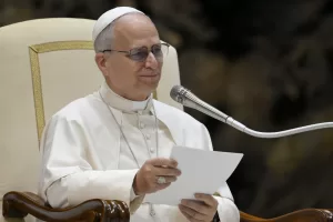 Foto Vatican Media/LaPresse 
28 Gennaio 2026  – Città del Vaticano, Cronaca – 

Papa Leone XIV durante l’Udienza generale in Vaticano

DISTRIBUTION FREE OF CHARGE – NOT FOR SALE