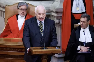 Il ministro della Giustizia Carlo Nordio in occasione dellinaugurazione dellanno giudiziario, Roma, Venerdì 30 Gennaio 2026 (Foto Roberto Monaldo / LaPresse)
Minister of Justice Carlo Nordio during the inauguration of the judicial year, Rome, Friday, January 30, 2026 (Photo by Roberto Monaldo /LaPresse) Il ministro della Giustizia Carlo Nordio in occasione dellinaugurazione dellanno giudiziario, Roma, Venerdì 30 Gennaio 2026 (Foto Roberto Monaldo / LaPresse)
Minister of Justice Carlo Nordio during the inauguration of the judicial year, Rome, Friday, January 30, 2026 (Photo by Roberto Monaldo /LaPresse)