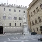 PIAZZA SALIMBENI SEDE MPS BANCA MONTE DEI PASCHI DI SIENA