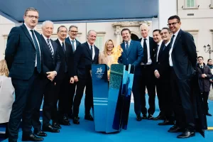 LUCIANO BUONFIGLIO PRESIDENTE CONI GIUSEPPE SALA SINDACO MILANO LUCA ZAIA POLITICO GIORGIA MELONI PRESIDENTE DEL CONSIGLIO MATTEO SALVINI MINISTRO  GIOVANNI MALAGÒ, PRESIDENTE DEL COMITATO ORGANIZZATORE DI MILANO CORTINA 2026 ATTILIO FONTANA PRESIDENTE REGIONE LOMBARDIA