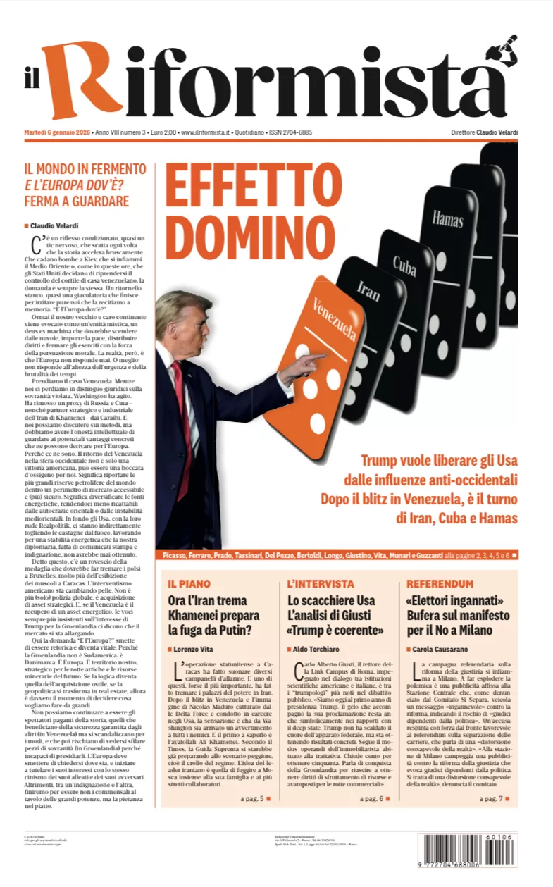 Quotidiano del 6 Gennaio 2026