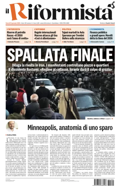 Quotidiano del 9 Gennaio 2026