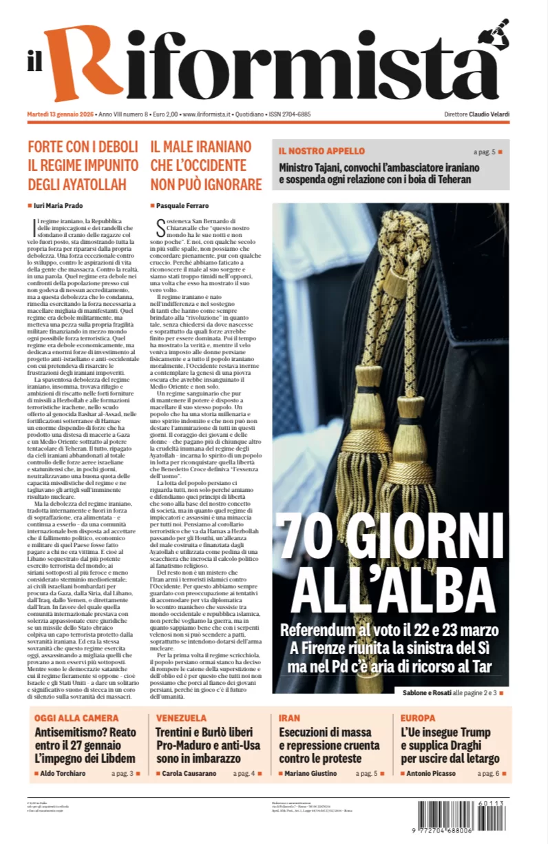 Quotidiano del 13 Gennaio 2026