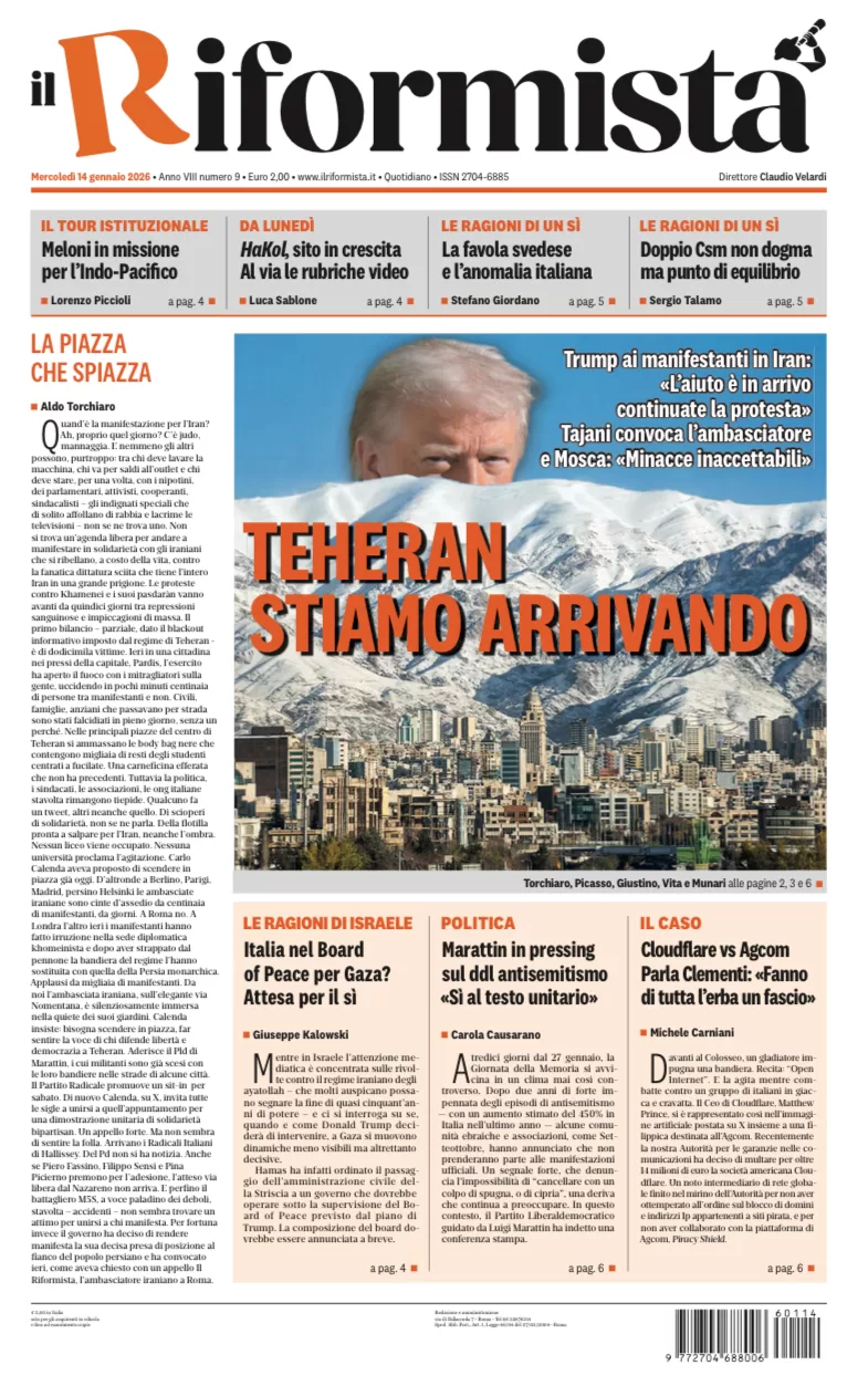 Quotidiano del 14 Gennaio 2026