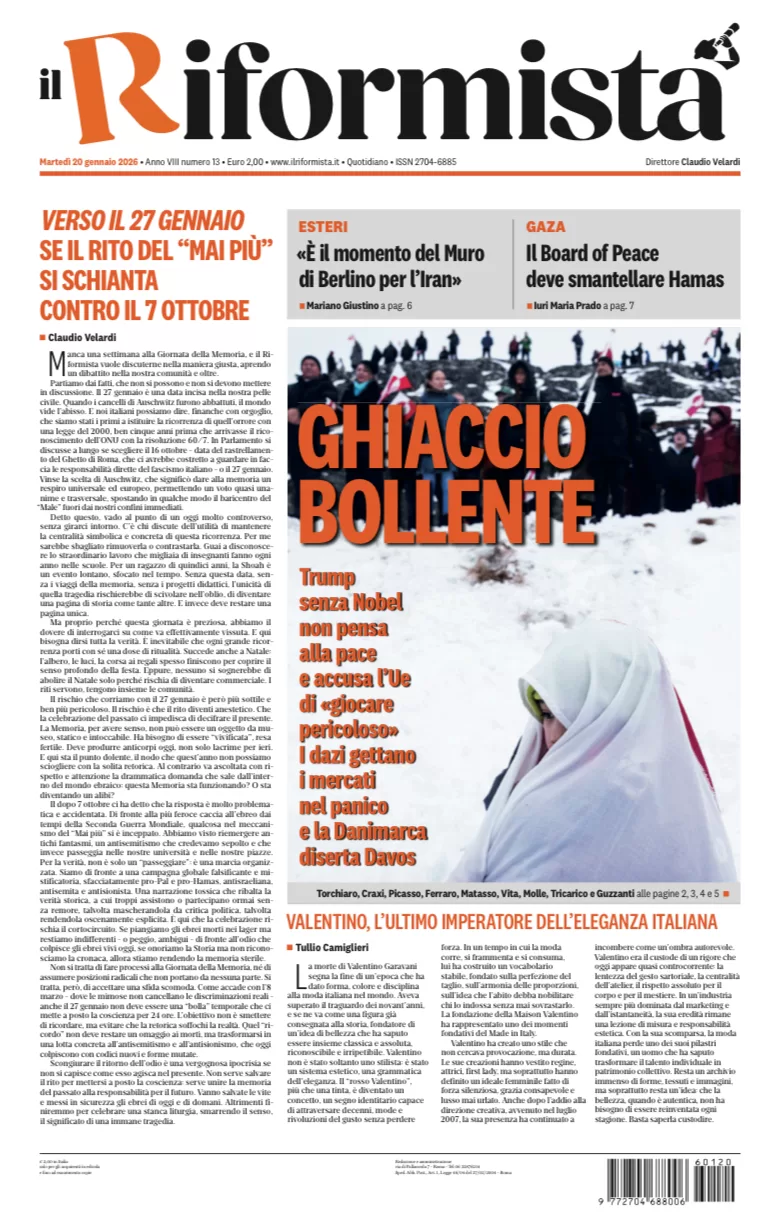 Quotidiano del 20 Gennaio 2026