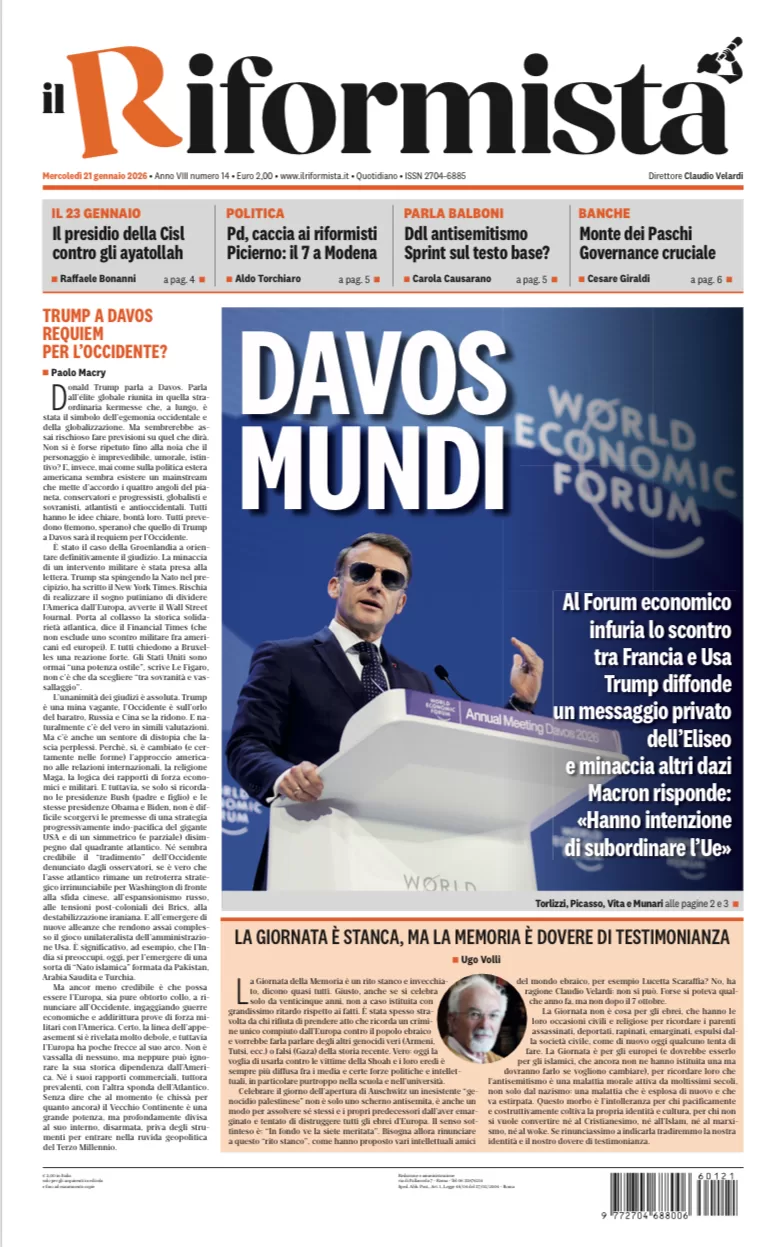 Quotidiano del 21 Gennaio 2026