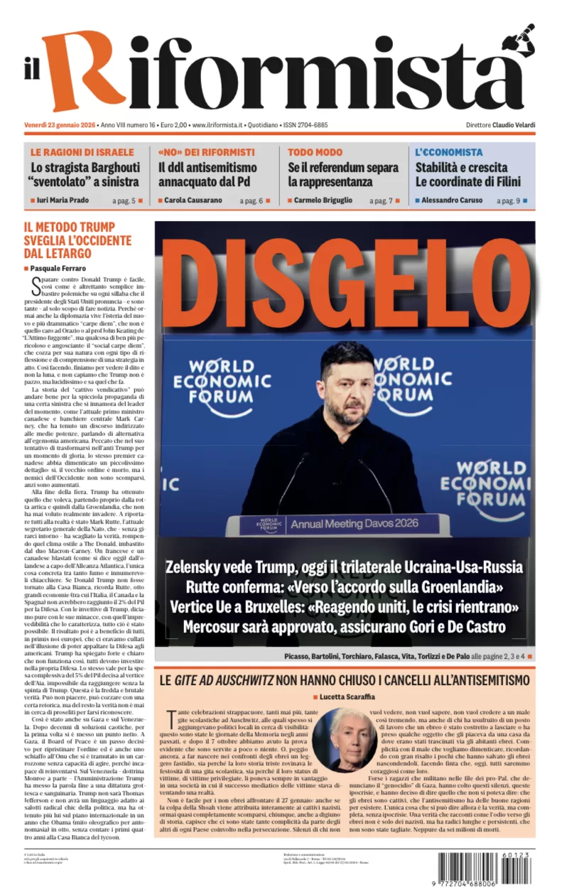 Quotidiano del 23 Gennaio 2026