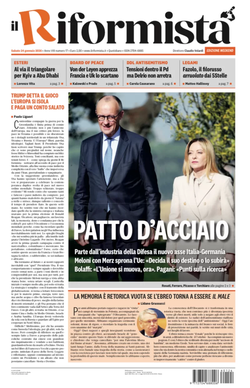 Quotidiano del 24 Gennaio 2026