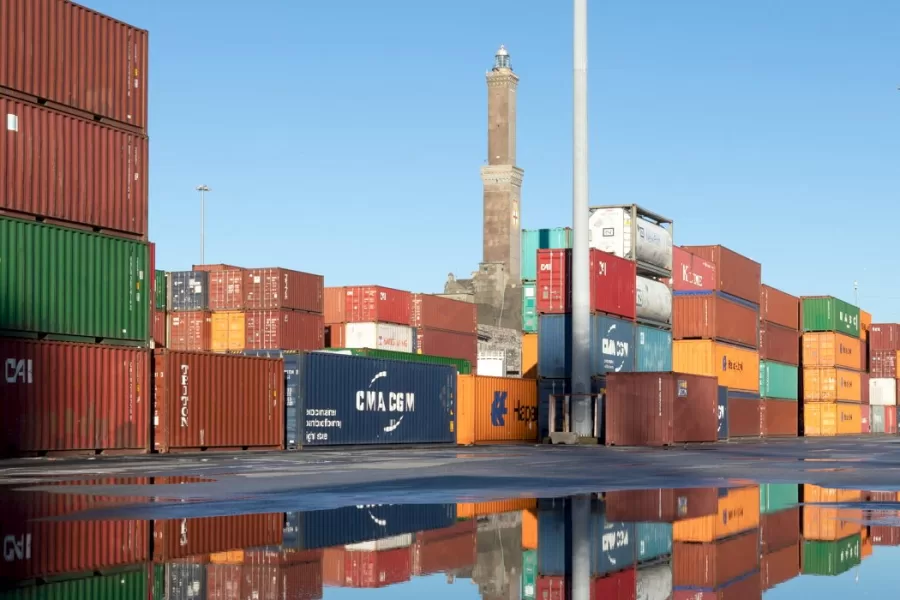 PSA SECH TERMINAL BANCHINA BANCHINE GRU CONTAINER CARGO PORTO NAVE NAVI TRASPORTO TRASPORTI LOGISTICA PORTO DI GENOVA