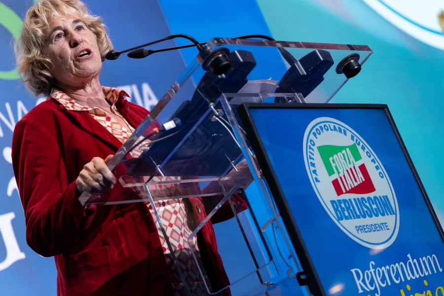 Stefania Craxi in occasione dell’iniziativa di Forza Italia’Valori più libertà più giustizia’.  Roma Sabato 24 Gennaio  2026 (foto Mauro Scrobogna / LaPresse)  

Stefania Craxi the occasion of Forza Italia’s initiative ‘Values, More Freedom, More Justice’. Rome on Saturday January 24 2026. (Photo by Mauro Scrobogna / LaPresse)