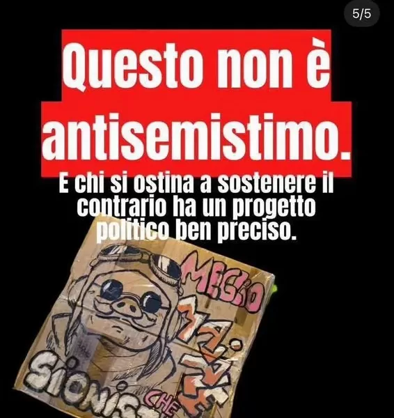 “Meglio maiale che sionista”. Gli slogan dei giovani bergamaschi del PD che hanno smesso di studiare