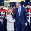 La presidente del Consiglio Giorgia Meloni e il cancelliere federale della Germania Friedrich Merz durante il vertice intergovernativo a Villa Doria Pamphilj, Roma, Venerdì 23 Gennaio 2026 (Foto Roberto Monaldo / LaPresse) 

Premier Giorgia Meloni and Federal Chancellor of Germany Friedrich Merz during the intergovernmental summit at Villa Doria Pamphilj, Rome, Friday, January 23, 2026 (Photo by Roberto Monaldo /LaPresse)