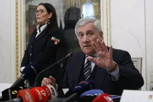 Ministro degli esteri Antonio Tajani ea palazzo D’Orleans per parlare dei danni causati dal ciclone Harry, 02 Febbraio 2026 Palermo, Italia (Foto Alberto Lo Bianco/LaPresse) Ministro degli esteri Antonio Tajani ea palazzo D’Orleans per parlare dei danni causati dal ciclone Harry, 02 Febbraio 2026 Palermo, Italia (Foto Alberto Lo Bianco/LaPresse)