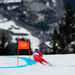 Switzerland’s Franjo von Allmen speeds down the course during an alpine ski, men’s downhill official training, at the 2026 Winter Olympics, in Bormio, Italy, Friday, Feb. 6, 2026. (AP Photo/John Locher)





Associate Press/ LaPresse
Only Italy and Spain