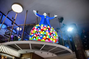 Inauguration of a light installation dedicated to Pippo Baudo in the lobby of the Teatro Ariston, where tomorrow the 76th edition of the Italian Song Festival will begin. northern Italy – Monday, February 23, 2026. Entertainment. (Photo by Marco Alpozzi/LaPresse) Inauguration of a light installation dedicated to Pippo Baudo in the lobby of the Teatro Ariston, where tomorrow the 76th edition of the Italian Song Festival will begin. northern Italy – Monday, February 23, 2026. Entertainment. (Photo by Marco Alpozzi/LaPresse)
