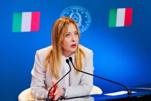 La presidente del Consiglio, Giorgia Meloni, interviene in videocollegamento alla riunione dei leader della coalizione dei volenterosi, Roma (Italia) 24 Febbraio 2026 (Foto Filippo Attili/Palazzo Chigi/LaPresse)
DISTRIBUTION FREE OF CHARGE – NOT FOR SALE – Obbligatorio citare la fonte LaPresse/Palazzo Chigi/Filippo Attili La presidente del Consiglio, Giorgia Meloni, interviene in videocollegamento alla riunione dei leader della coalizione dei volenterosi, Roma (Italia) 24 Febbraio 2026 (Foto Filippo Attili/Palazzo Chigi/LaPresse)
DISTRIBUTION FREE OF CHARGE – NOT FOR SALE – Obbligatorio citare la fonte LaPresse/Palazzo Chigi/Filippo Attili