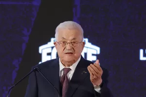 Atreju 2025, intervento di Mahmud Abbas Abu Mazen presidente dellautorità Palestinese RomaItalia Sabato 12 Dicembre 2025 – Politica – (foto di Cecilia Fabiano/ LaPresse)
Atreju 2025, Speech of Mahmud Abbas Abu Mazen, President of the Palestinian Authority RomeItaly Sathurday December 12, 2025 – Politics – (photo by Cecilia Fabiano/LaPresse) Atreju 2025, intervento di Mahmud Abbas Abu Mazen presidente dellautorità Palestinese RomaItalia Sabato 12 Dicembre 2025 – Politica – (foto di Cecilia Fabiano/ LaPresse)
Atreju 2025, Speech of Mahmud Abbas Abu Mazen, President of the Palestinian Authority RomeItaly Sathurday December 12, 2025 – Politics – (photo by Cecilia Fabiano/LaPresse)