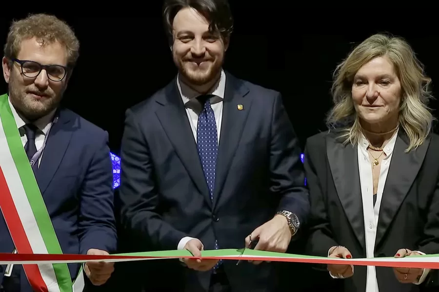 GIACOMO POSSAMAI  SINDACO  DI VICENZA, ALBERTO STEFANI PRESIDENTE REGIONE VENETO, MARIA CRISTINA SQUARCIALUPI PRESIDENTE NAZIONALE CONFINDUSTRIA FEDERORAFI