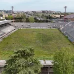 The Flaminio Stadium in disuse in Rome, Italy – April 11, 2024 ( Photo by Alfredo Falcone/LaPresse )  ( Photo by Alfredo Falcone/LaPresse )