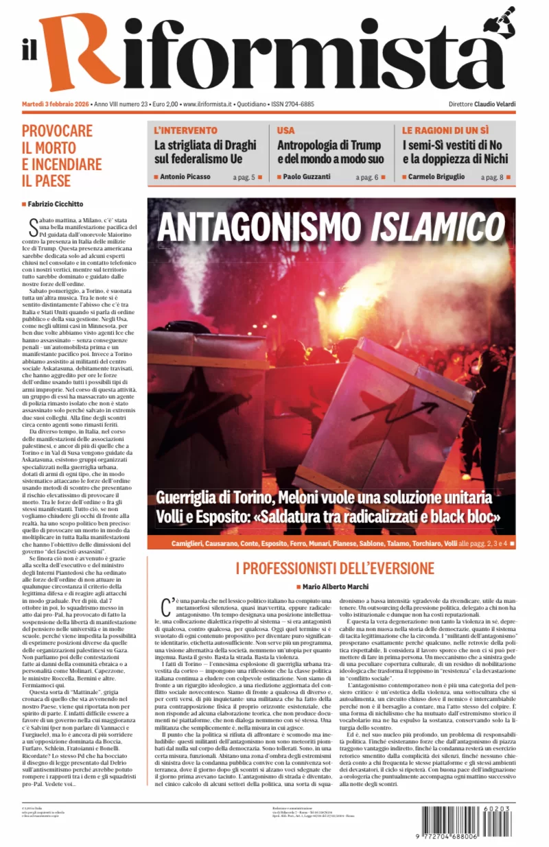 Quotidiano del 3 Febbraio 2026