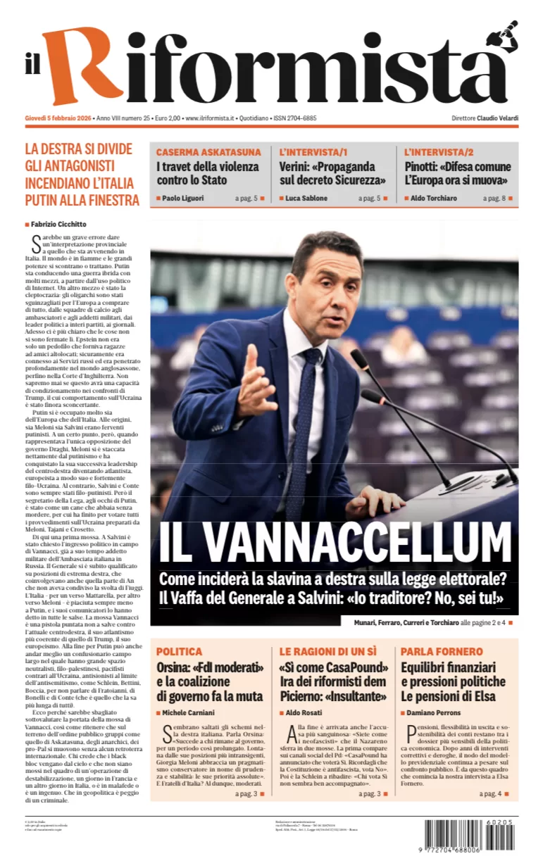 Quotidiano del 5 Febbraio 2026