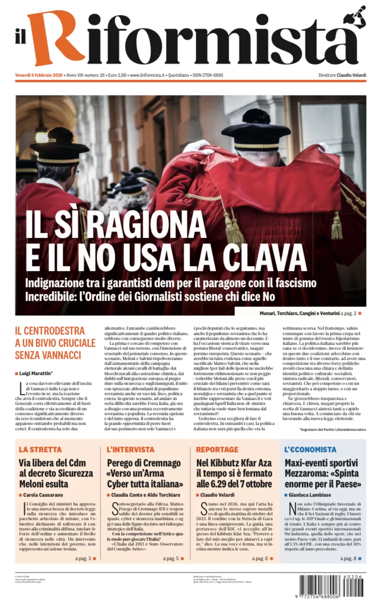 Quotidiano del 6 Febbraio 2026