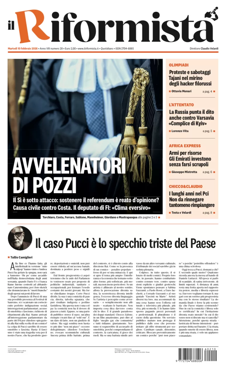 Quotidiano del 10 Febbraio 2026