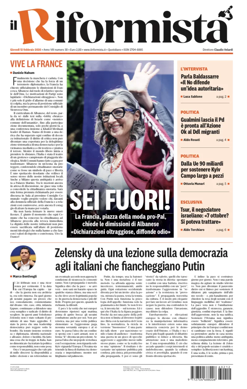 Quotidiano del 12 Febbraio 2026