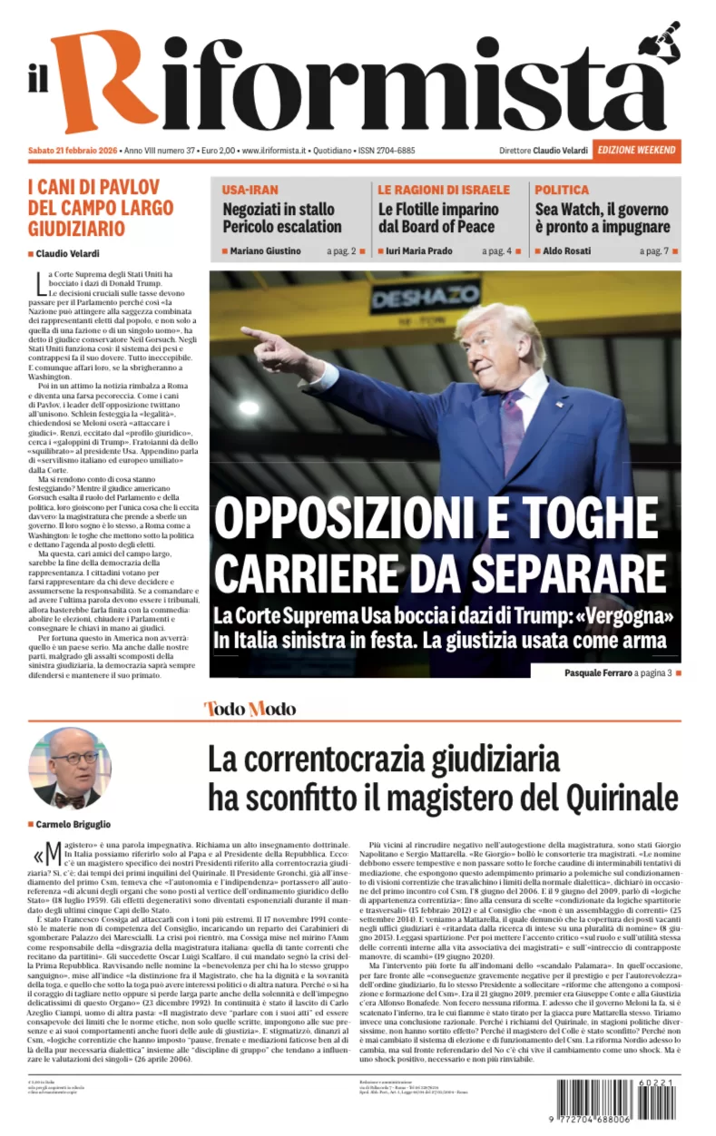 Quotidiano del 21 Febbraio 2026