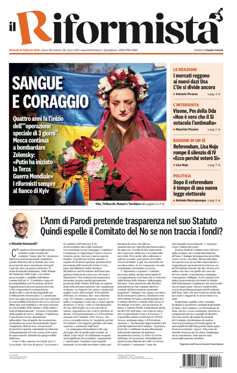 Quotidiano del 24 Febbraio 2026