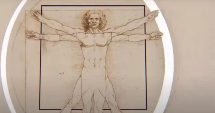 Hanno tolto i genitali al vitruviano