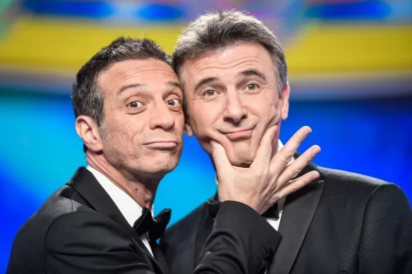 Foto Claudio Furlan – LaPresse 
07 Gennaio 2020 Milano (Italia) 
cronaca  
Photocall Programma televisivo Striscia la notizia
Nella foto: Salvatore Ficarra  Valentino Picone