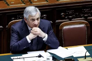 Il ministro degli Esteri Antonio Tajani nellaula della Camera dei deputati in occasione delle comunicazioni sugli sviluppi relativi al piano di pace per la Striscia di Gaza e alla presenza dellItalia nel Board of Peace, Roma, Martedì 17 Febbraio 2026 (Foto Roberto Monaldo / LaPresse)
Foreign minister Antonio Tajani on the occasione of the address to the Chamber of deputies on developments regarding the peace plan for the Gaza Strip and Italy’s presence on the Board of Peace, Rome, Tuesday, February 17, 2026 (Photo by Roberto Monaldo / LaPresse) Il ministro degli Esteri Antonio Tajani nellaula della Camera dei deputati in occasione delle comunicazioni sugli sviluppi relativi al piano di pace per la Striscia di Gaza e alla presenza dellItalia nel Board of Peace, Roma, Martedì 17 Febbraio 2026 (Foto Roberto Monaldo / LaPresse)
Foreign minister Antonio Tajani on the occasione of the address to the Chamber of deputies on developments regarding the peace plan for the Gaza Strip and Italy’s presence on the Board of Peace, Rome, Tuesday, February 17, 2026 (Photo by Roberto Monaldo / LaPresse)