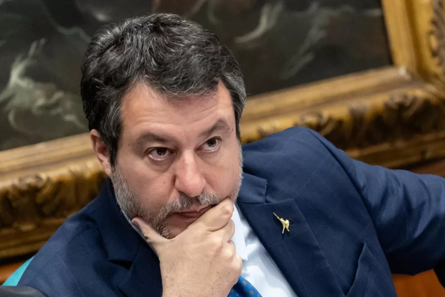 Il Segretario della LEGA e vicepresidente CDM  Matteo Salvini in occasione della presentazione della proposta di legge della LEGA per il riconoscimento della comunità romena come minoranza linguistica nazionale. Camera dei Deputati, Roma, Giovedì 26 Marzo 2026  (photo by Mauro Scrobogna / LaPresse)

The Secretary of the LEGA  and Vice President of the Council of Ministers, Matteo Salvini on the occasion of the presentation of the League’s bill to recognize the Romanian community as a national linguistic minority. Chamber of Deputies, Rome, Thursday March 26 2026 (photo by Mauro Scrobogna / LaPresse)