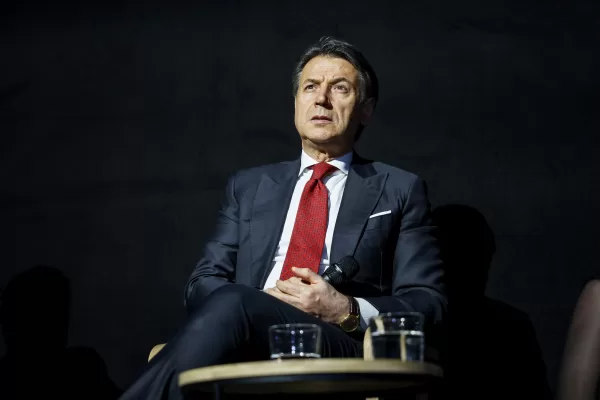 Convegno per il No al referendum “Giusto dire NO” alla presenza del presidente M5S Giuseppe Conte e l’ex presidente della Corte Costituzionale Gustavo Zagrebelsky, Torino. Italia – news – Venerdì 13 Marzo 2026 (photo Giulio Lapone/LaPresse).

Conference for the “No” vote in the referendum “Right to say NO” attended by M5S President Giuseppe Conte and former President of the Constitutional Court Gustavo Zagrebelsky, Turin. Italy – news – Friday, March 13, 2026 (photo Giulio Lapone/LaPresse).