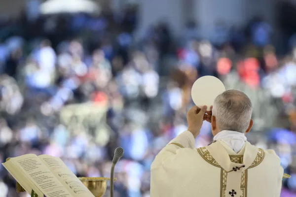 Foto Vatican Media/LaPresse 
1 Novembre 2025  – Città del Vaticano, Cronaca – 
Papa Leone XIV – Santa Messa per il Giubileo del mondo educativo e proclamazione a Dottore della Chiesa di San John Henry Newman 
DISTRIBUTION FREE OF CHARGE – NOT FOR SALE