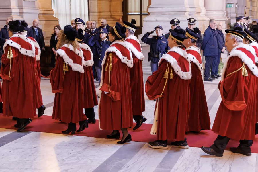 Giudici in occasione dell’ inaugurazione dell’anno giudiziario, Roma, Venerdì 30 Gennaio 2026 (Foto Roberto Monaldo / LaPresse) 

Judges during the inauguration of the judicial year, Rome, Friday, January 30, 2026 (Photo by Roberto Monaldo /LaPresse)