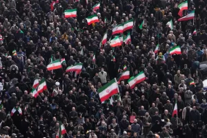 Mourners hold Iranian flags as a crowd attends the funeral procession for senior Iranian military officials and civilians killed during the U.S.-Israel campaign in Tehran, Iran, Wednesday, March 11, 2026. (AP Photo/Vahid Salemi)





Associate Press/ LaPresse
Only Italy and Spain