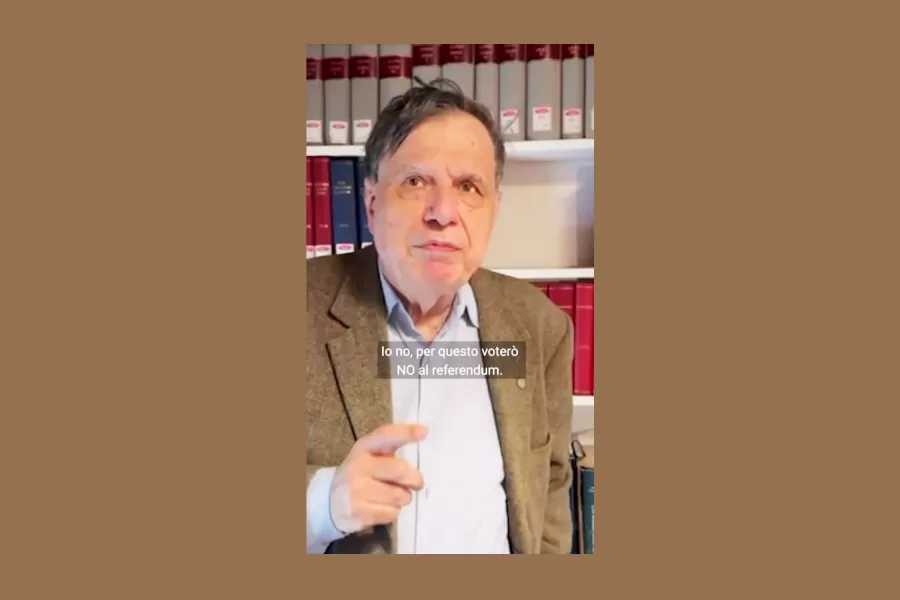 Referendum, il professor Parisi e l’acqua distillata: che autogol per il no