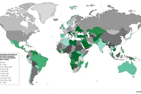 Cambia la rotta dell’export italiano, la bilancia pende su Africa e Asia