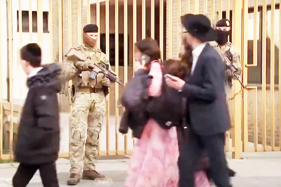 Normalità antisemita in Europa, soldati a difesa degli ebrei in Belgio