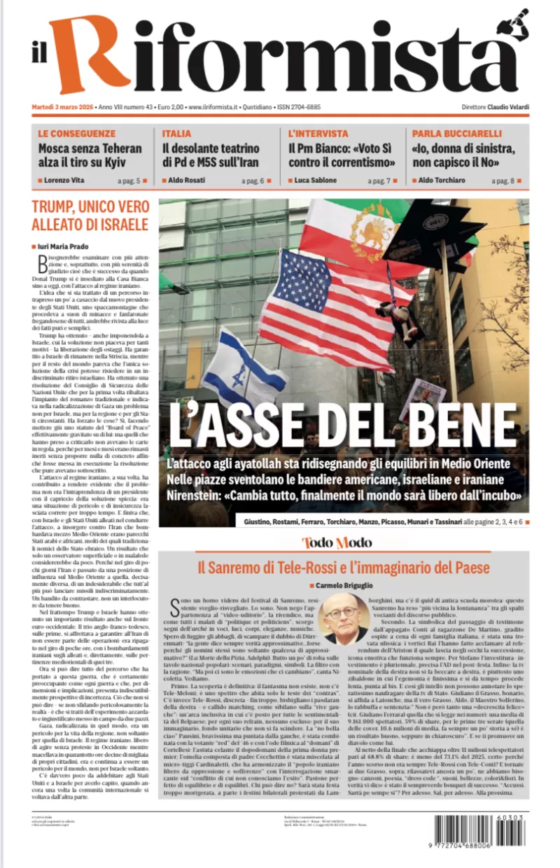Quotidiano del 3 Marzo 2026