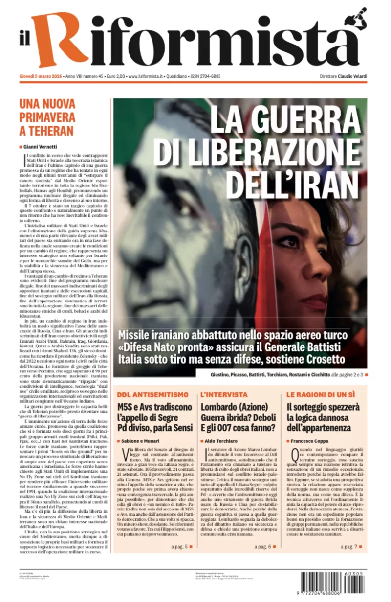 Quotidiano del 5 Marzo 2026