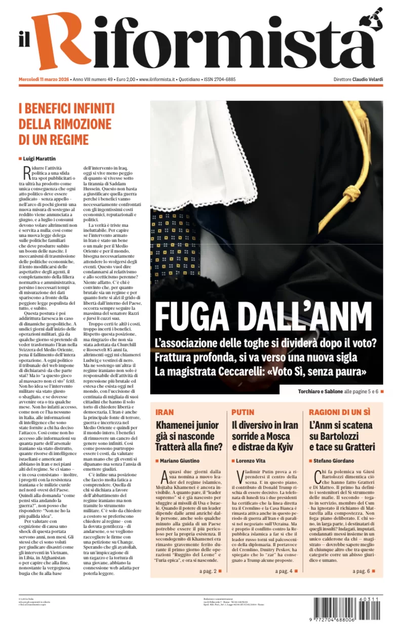 Quotidiano dell’11 Marzo 2026