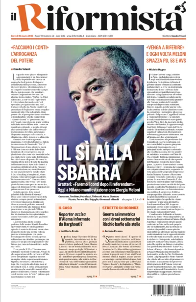 Quotidiano del 12 Marzo 2026