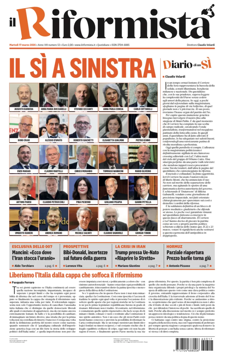 Quotidiano del 17 Marzo 2026